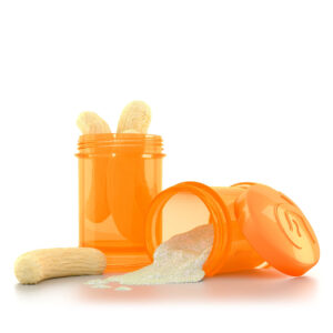 Twistshake lutipudeli hoiutopsid 2x100ml, Oranž