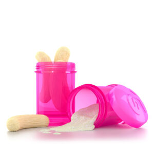 Twistshake lutipudeli hoiutopsid 2x100ml, Roosa