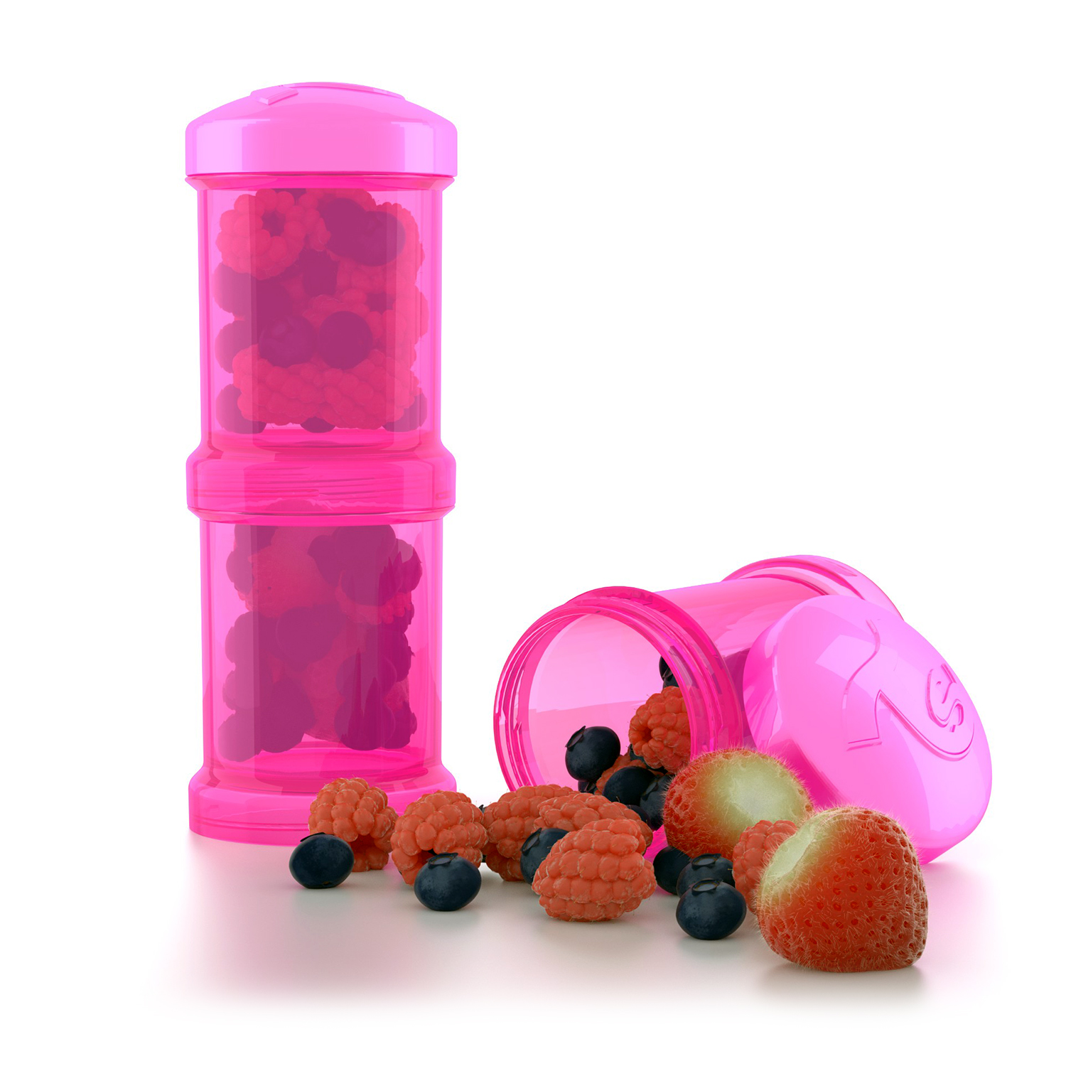 Twistshake lutipudeli hoiutopsid 2x100ml, Roosa - Image 2