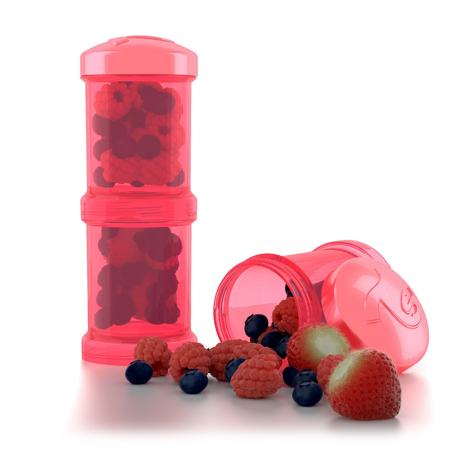 Twistshake lutipudeli hoiutopsid 2x100ml, Virsik - Image 2