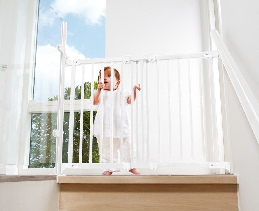BabyDan Elin turvavärav, White — изображение 2