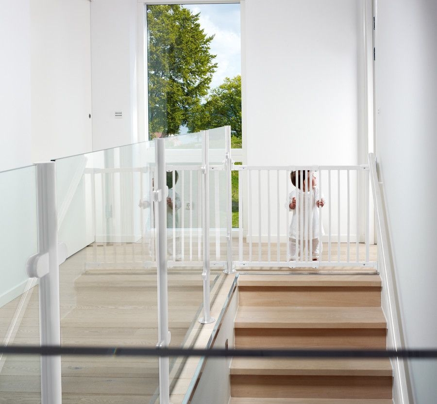 BabyDan Elin turvavärav, White — изображение 3