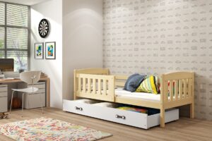 Lastevoodi Kacper voodikastiga 90x200, lakk