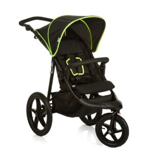 Hauck jalutuskäru Runner, Black/Neon Yellow