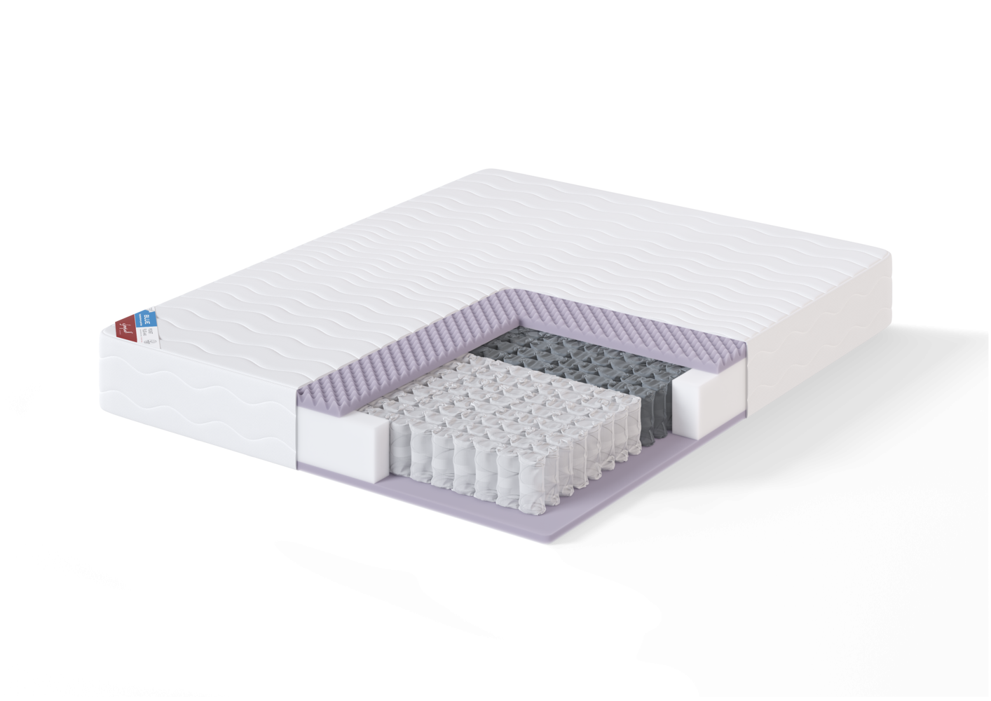 Vedrumadrats Sleepwell Blue Pocket Plus Medium 180x200 - Image 2