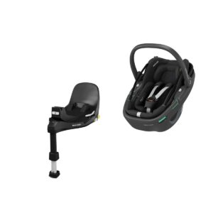 Maxi-Cosi Coral 360 + FamilyFix 360 Pro alus, Essential Black