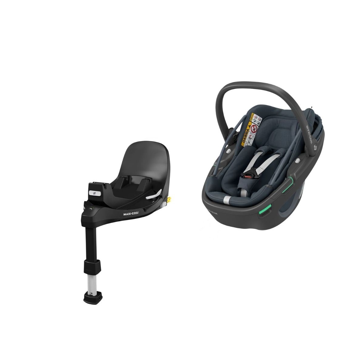Maxi-Cosi Coral 360 + FamilyFix 360 Pro alus, Essential Graphite