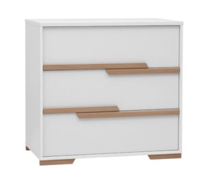 Kummut Snap kolme sahtliga, valge