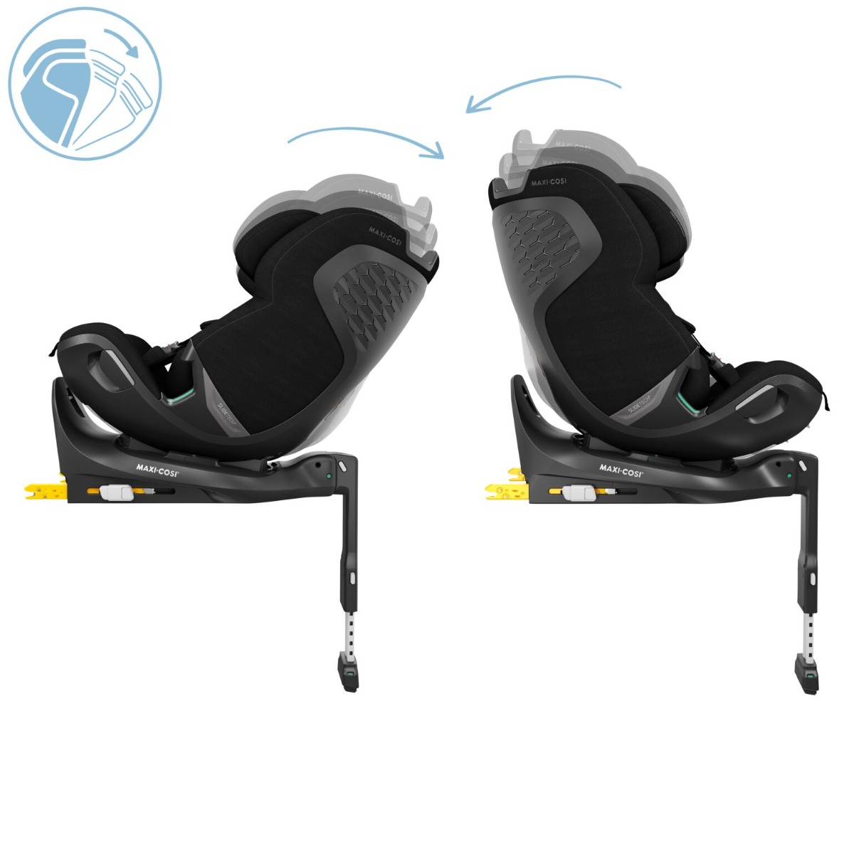 Maxi-Cosi Emerald 360 Pro turvatool 0-36kg, Authentic Black - Image 4