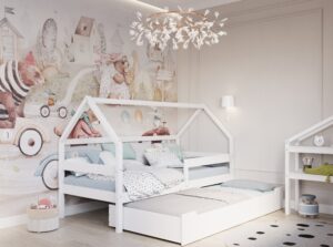 YappySole majavoodi voodisahtliga 90x200, white