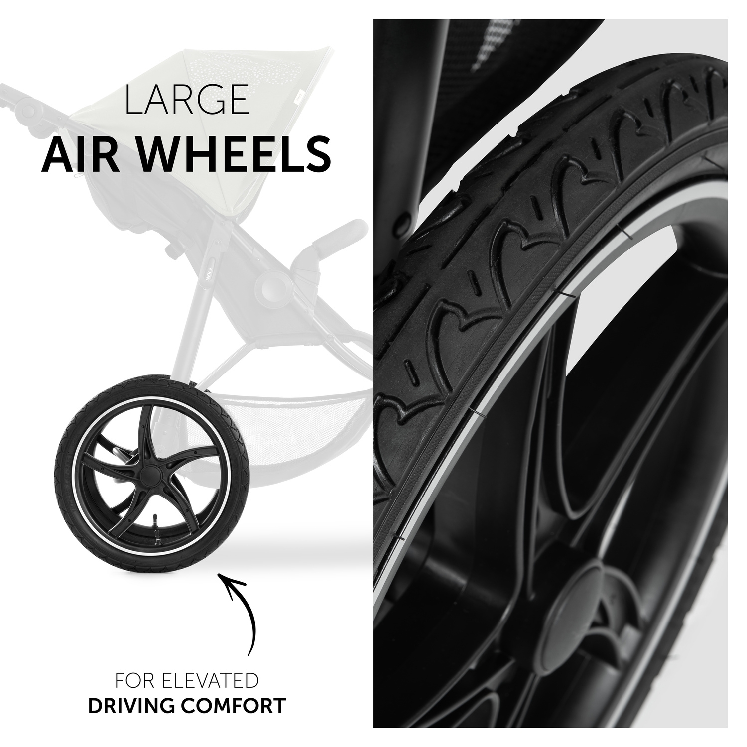 Hauck Runner 2 jalutuskäru, Mickey Mouse Olive - Image 9