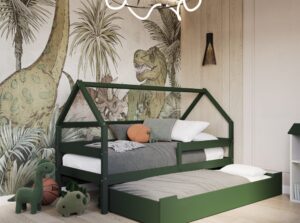 YappySole majavoodi voodisahtliga 90x200, green limited