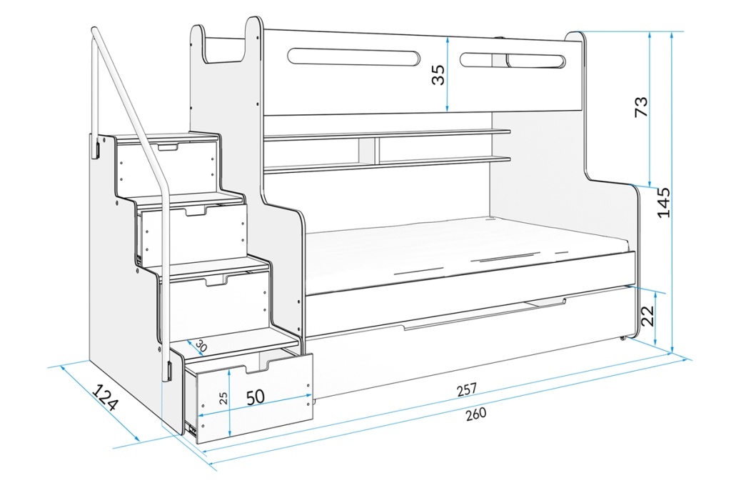 Narivoodi komplekt MAX 3 basic, roheline - Image 2