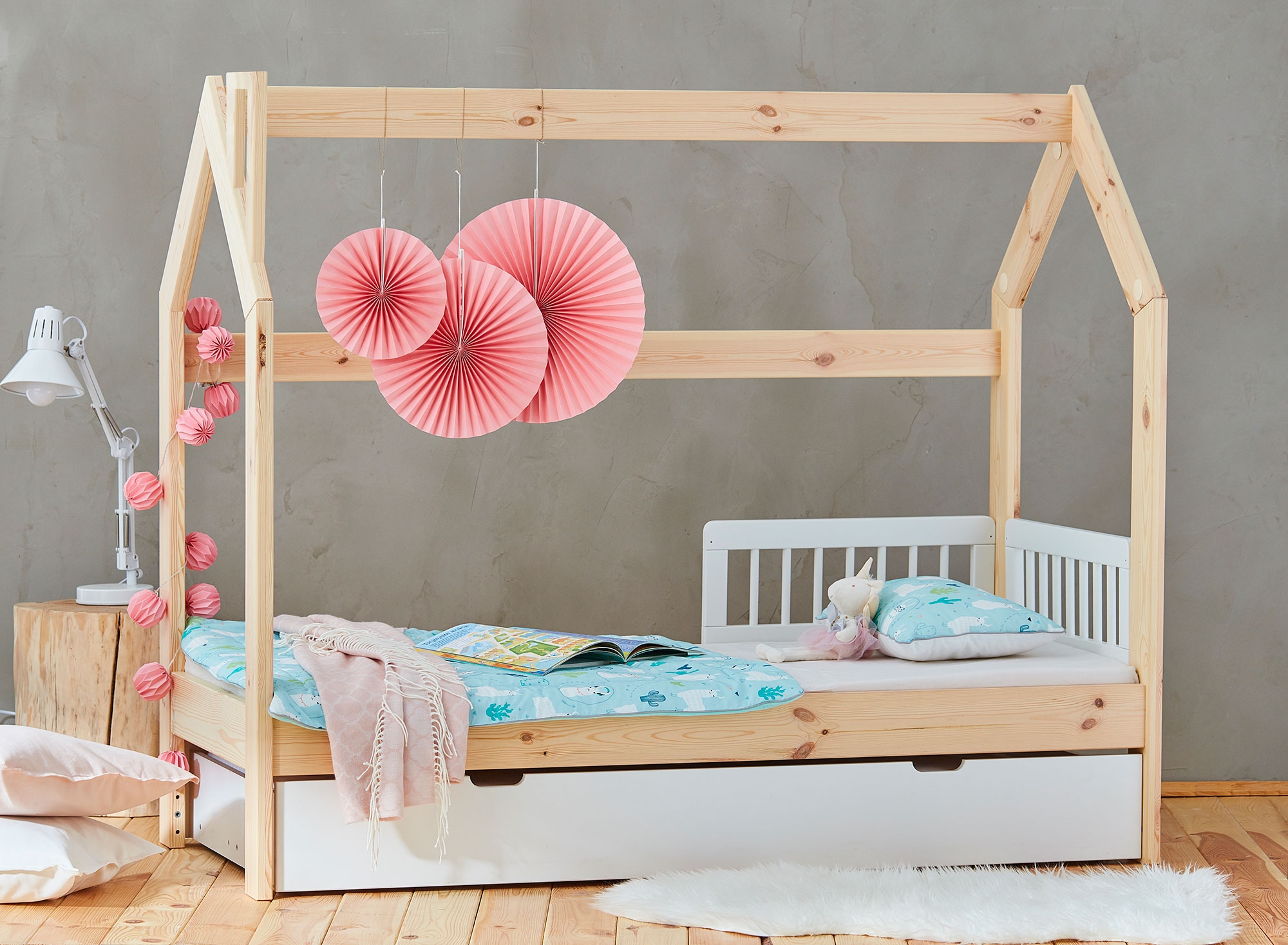 Majavoodi Pino House 70x160, voodikastiga - Image 6