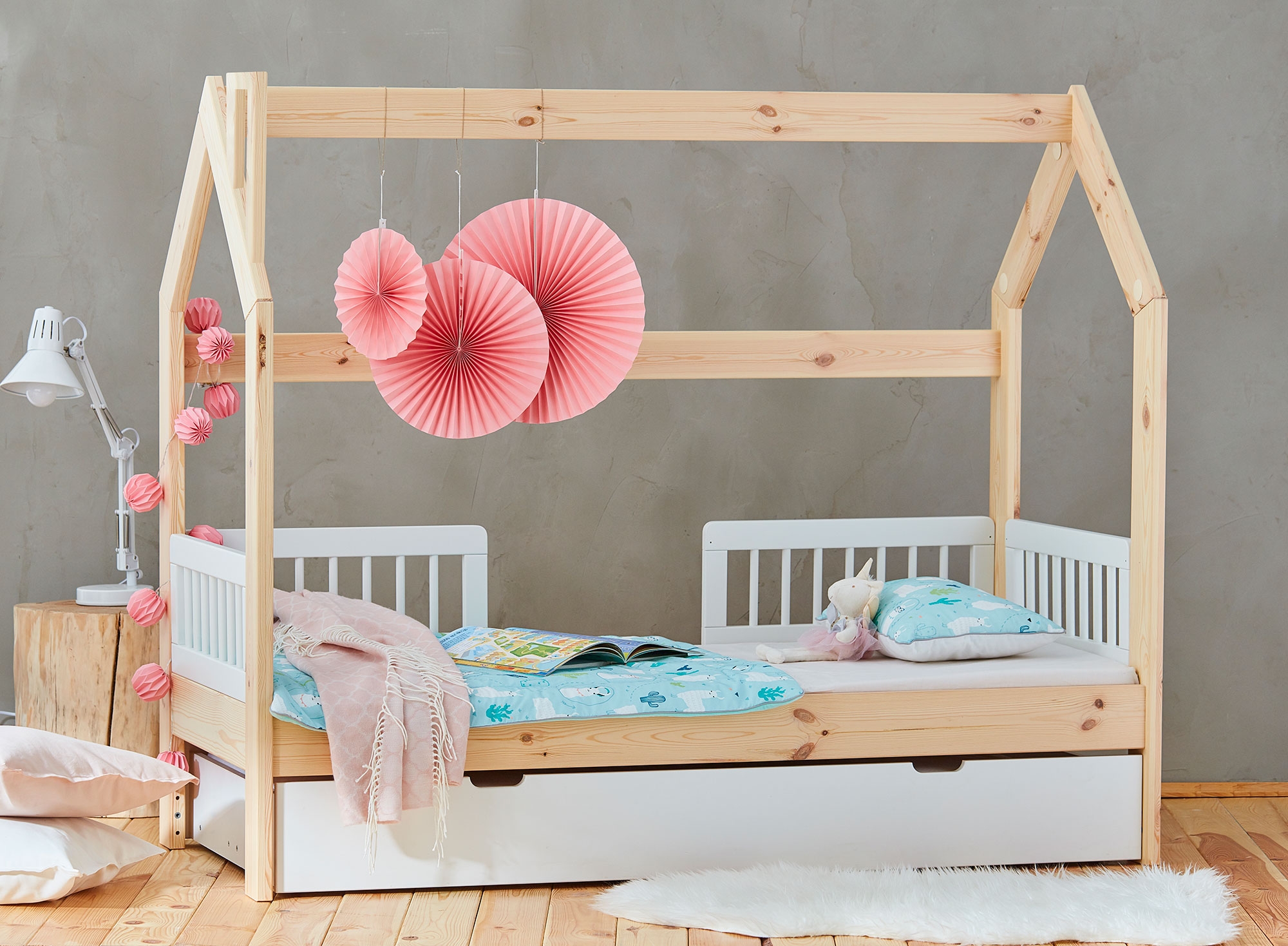 Majavoodi Pino House 70x160, voodikastiga - Image 5