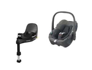 Maxi-Cosi Pebble 360 turvahäll + FamilyFix 360 Pro alus, Select Grey