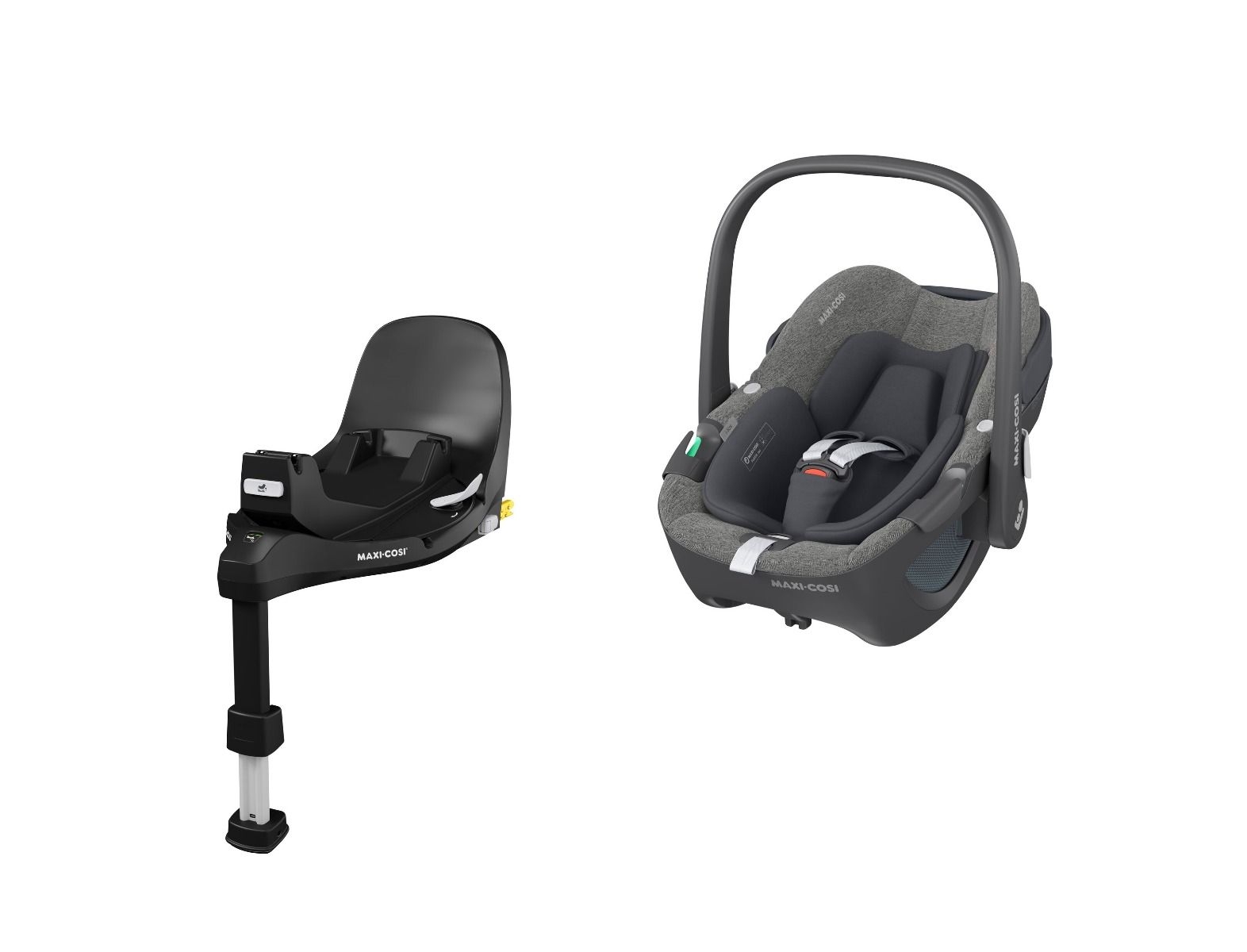 Maxi-Cosi Pebble 360 turvahäll + FamilyFix 360 Pro alus, Select Grey