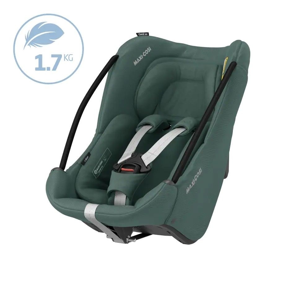 Maxi-Cosi Coral 360 + FamilyFix 360 Pro alus, Essential Green - Image 4