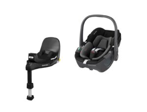Maxi-Cosi Pebble 360 turvahäll + FamilyFix 360 Pro alus, Essential Black