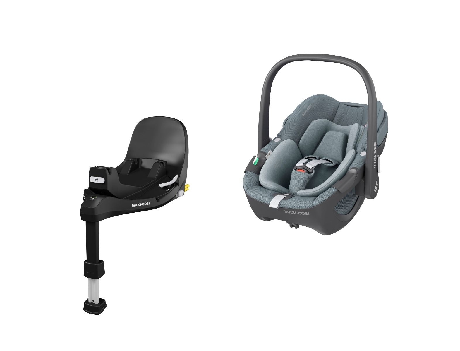 Maxi-Cosi Pebble 360 turvahäll + FamilyFix 360 Pro alus, Essential Grey