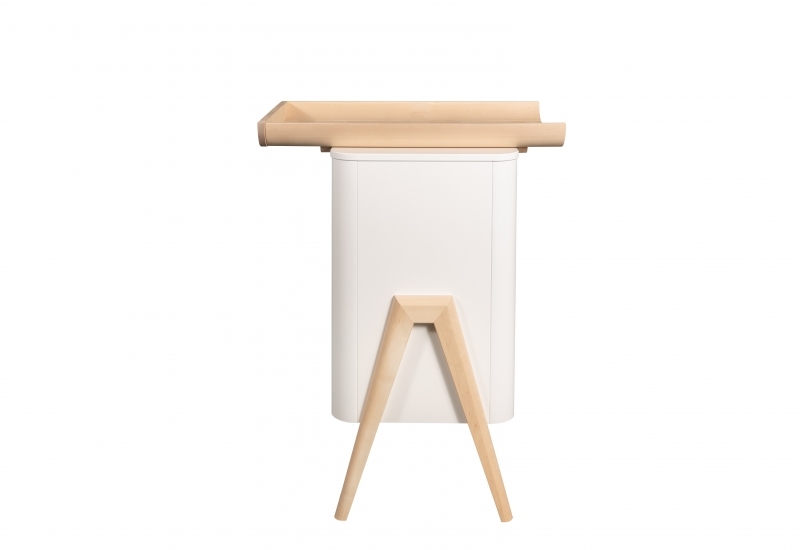 Kummut Torsten mähkimisalusega, valge/wax — изображение 3