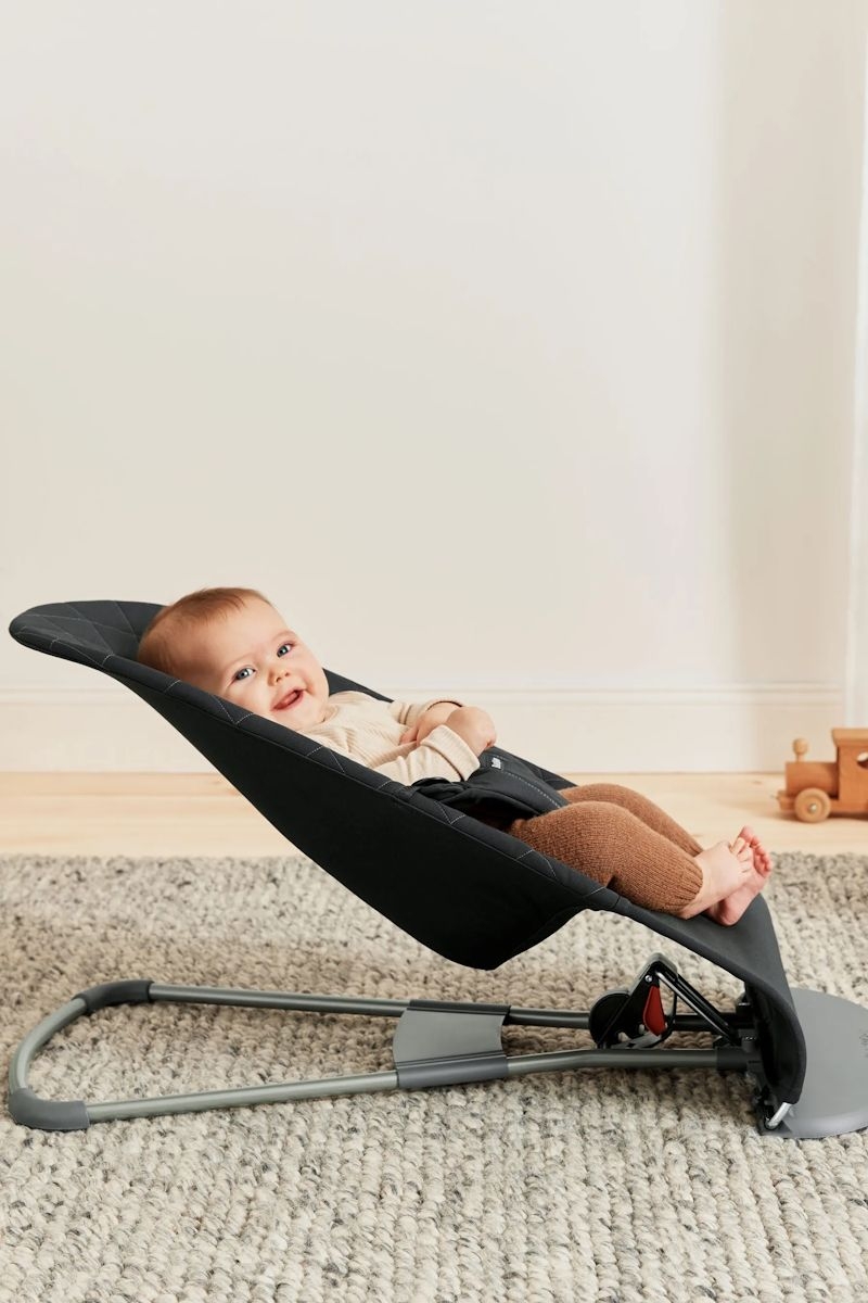 Babybjörn Bouncer Bliss lamamistool Woven Classic, Black — изображение 2