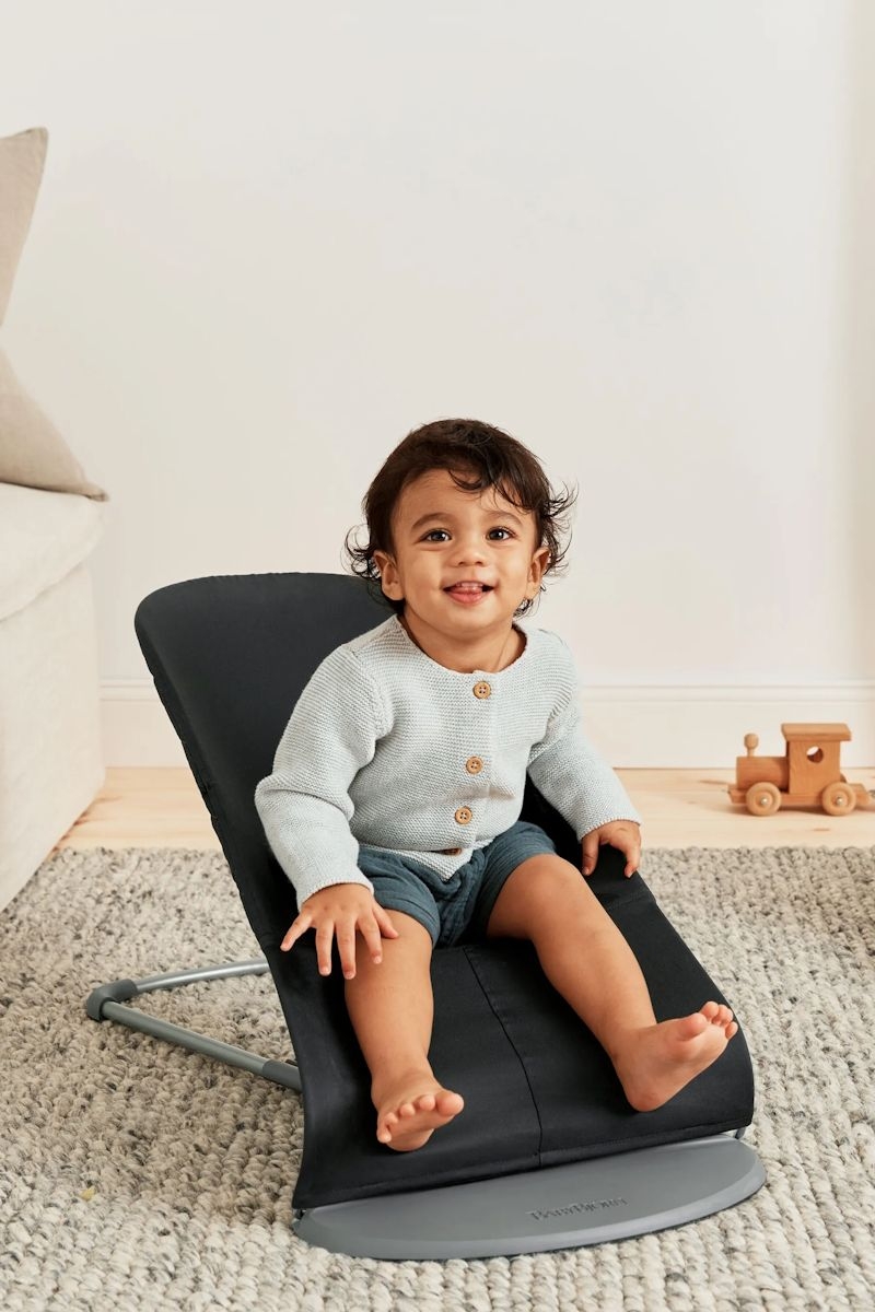 Babybjörn Bouncer Bliss lamamistool Woven Classic, Black — изображение 4