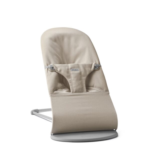 Babybjörn Bouncer Bliss lamamistool, Light beige Woven mélange