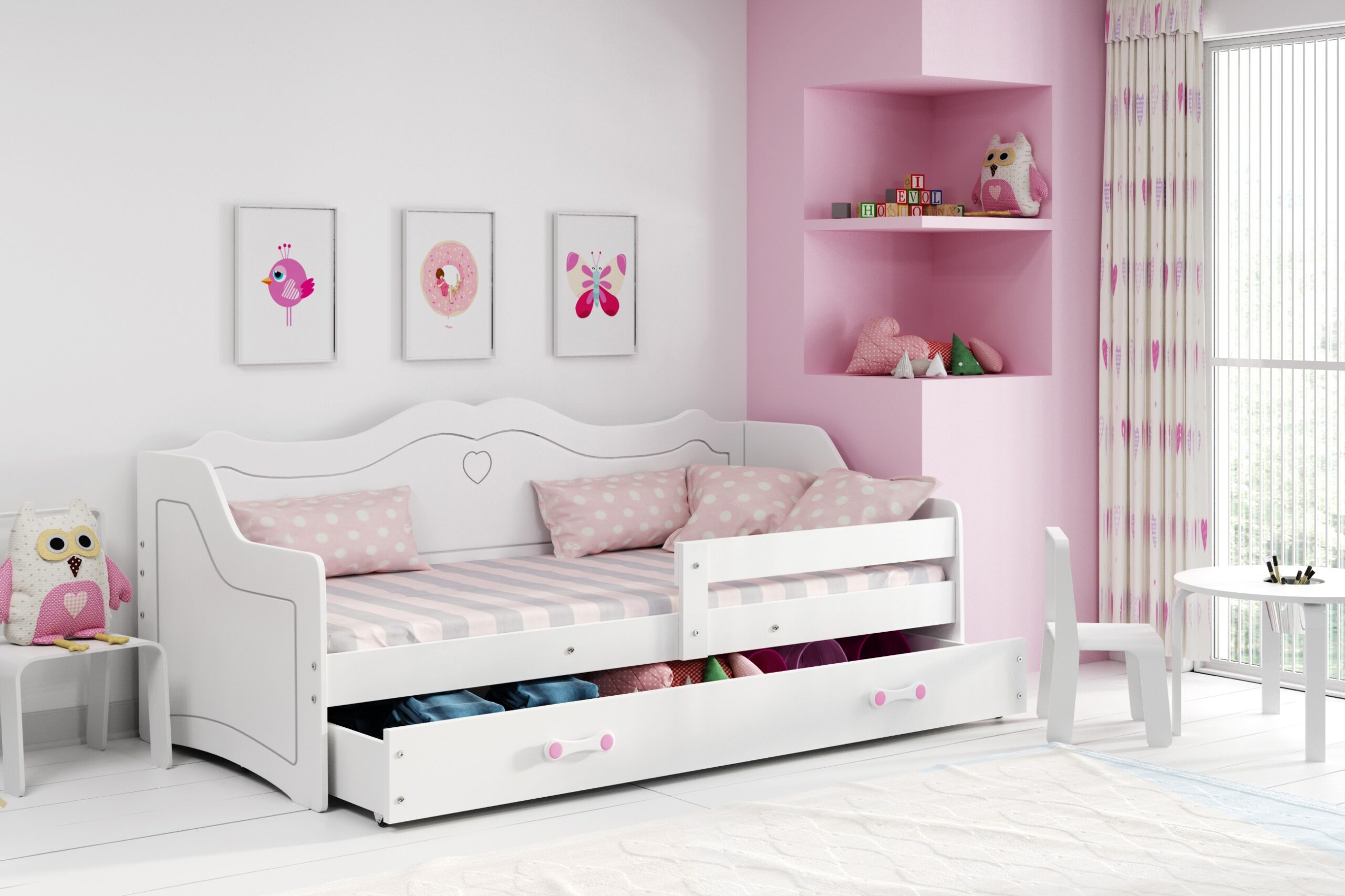 Lastevoodi Julia 80x160, valge