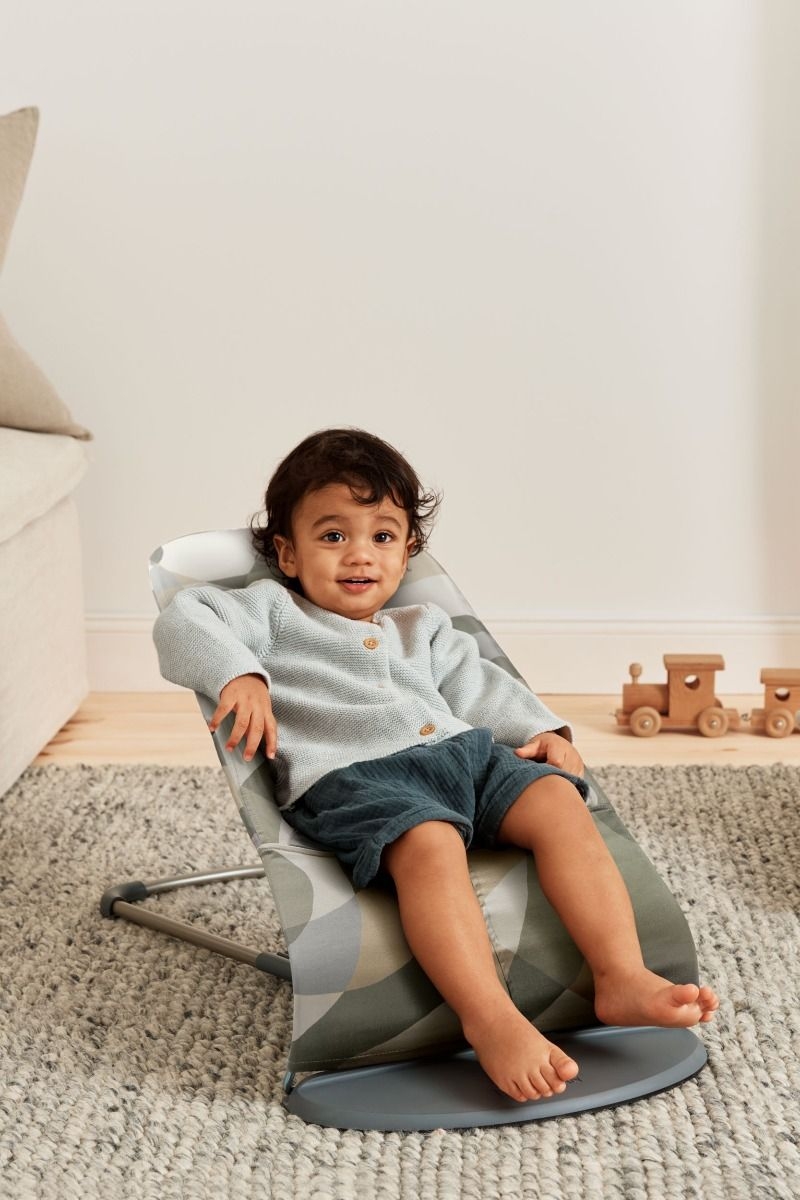 Babybjörn Bouncer Bliss Cotton lamamistool, Khaki-Green — изображение 4
