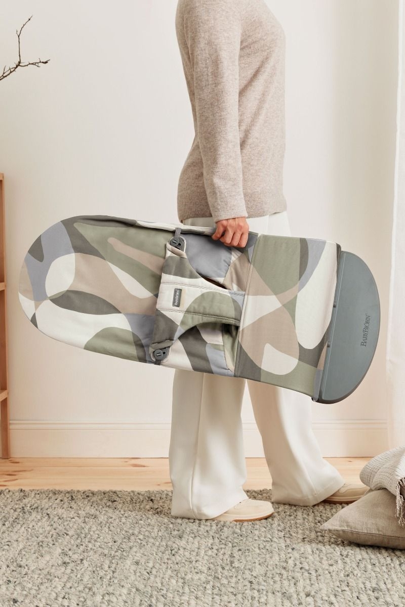 Babybjörn Bouncer Bliss Cotton lamamistool, Khaki-Green — изображение 7