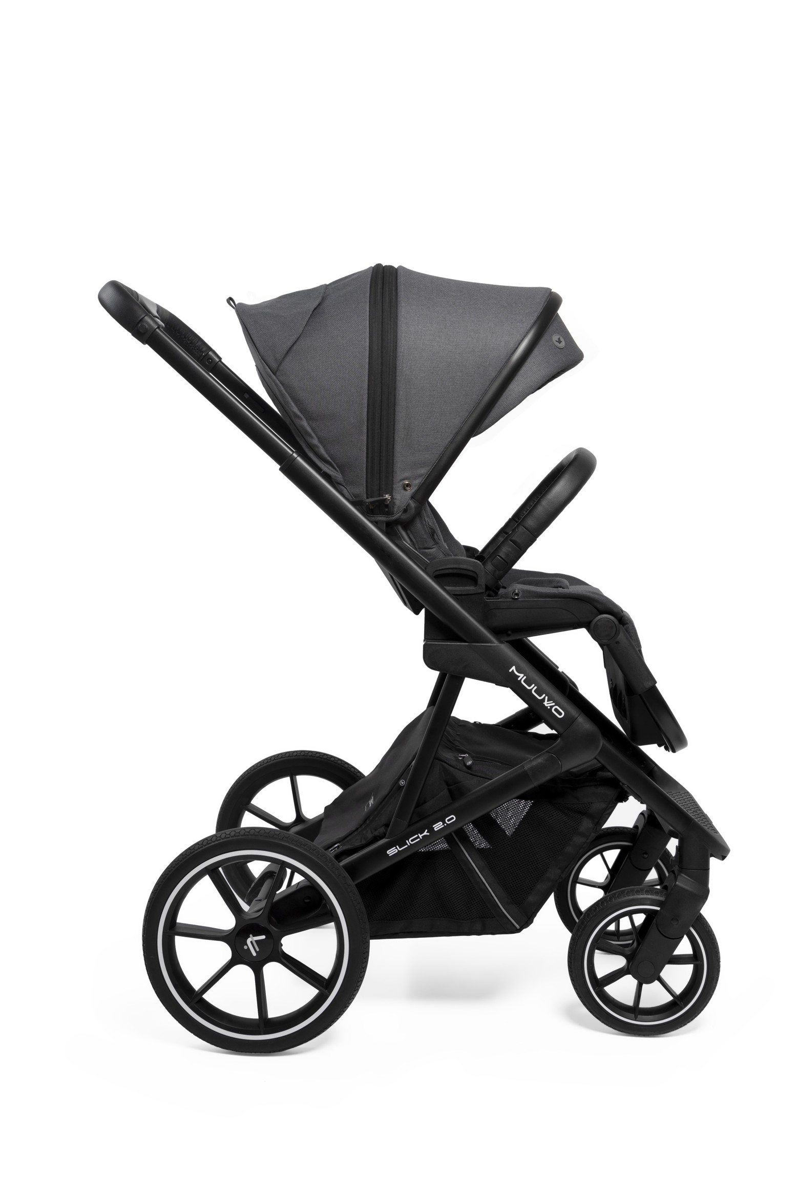 Muuvo Slick 2.0 jalutuskäru 2in1, Iron Graphite — изображение 3