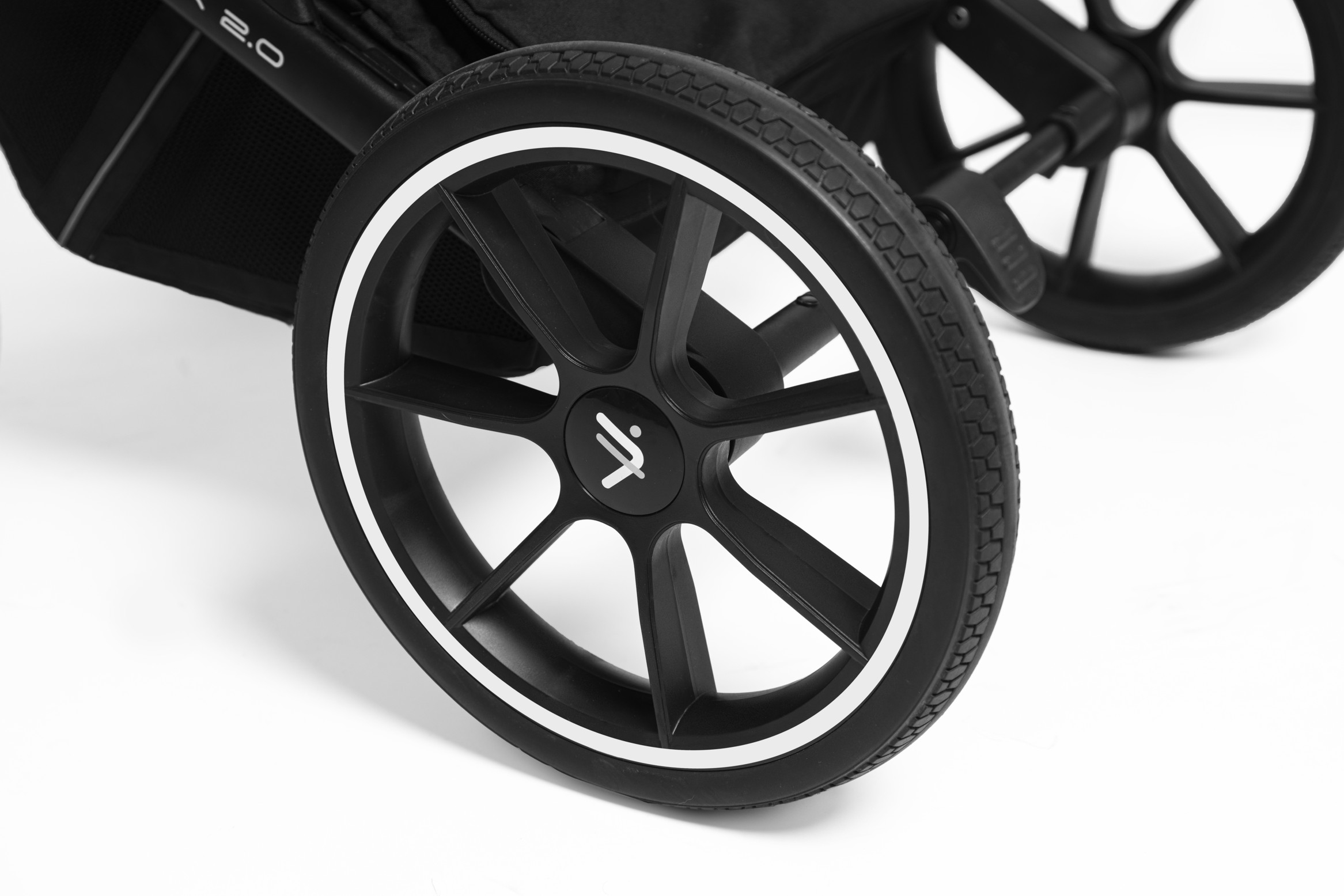 Muuvo Slick 2.0 jalutuskäru, Classic Black — изображение 6