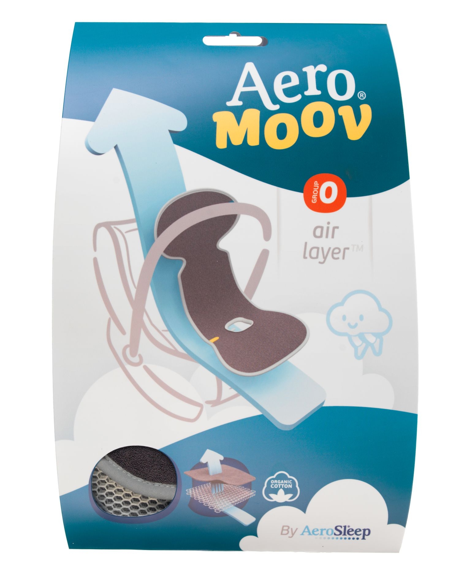AeroMoov higistamisvastane istmekate turvatoolile Grupp 0+, Mint — изображение 3