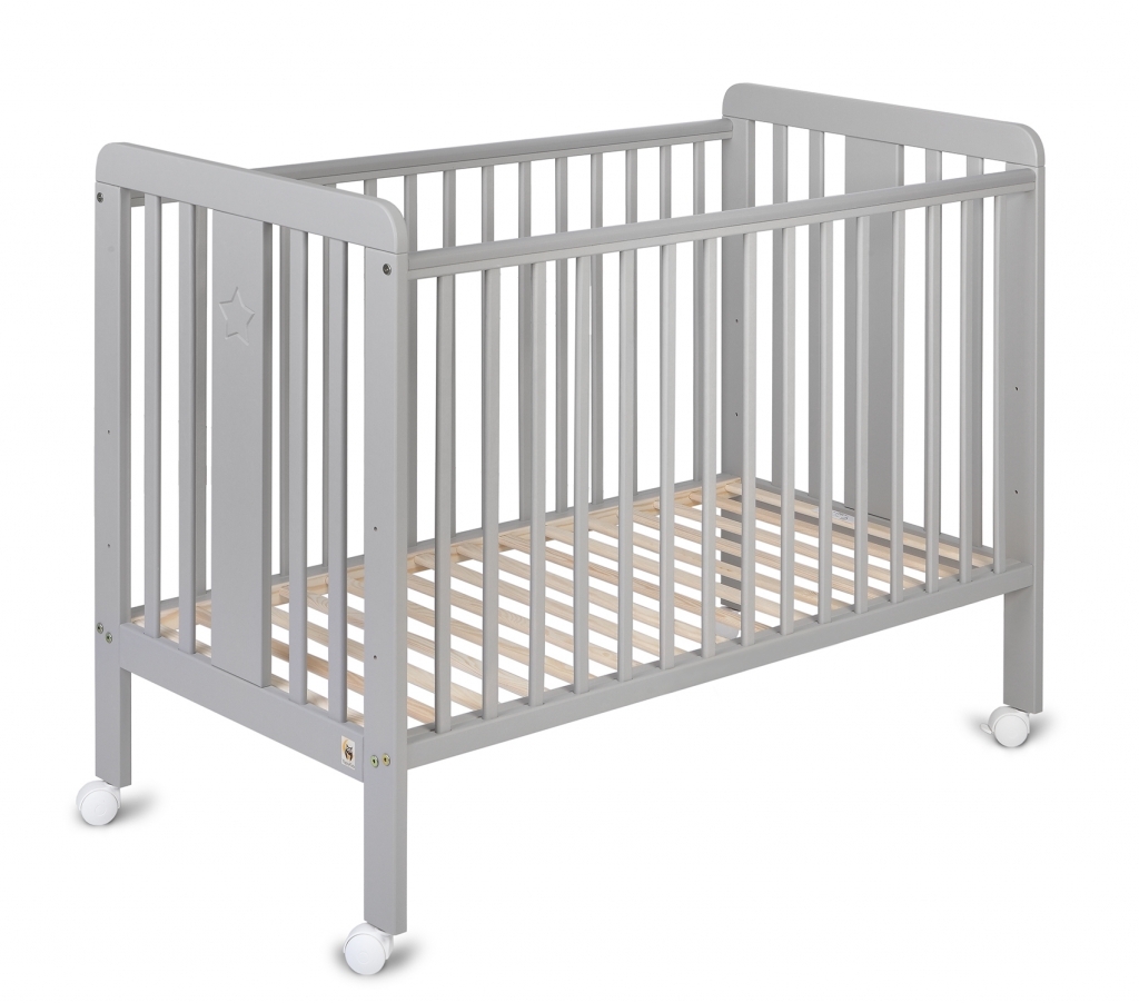 YappyUno beebivoodi ja YappyClassic kummut, Light Grey - Image 4