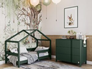 YappyHytte majavoodi ja YappyClassic kummut, Green Limited