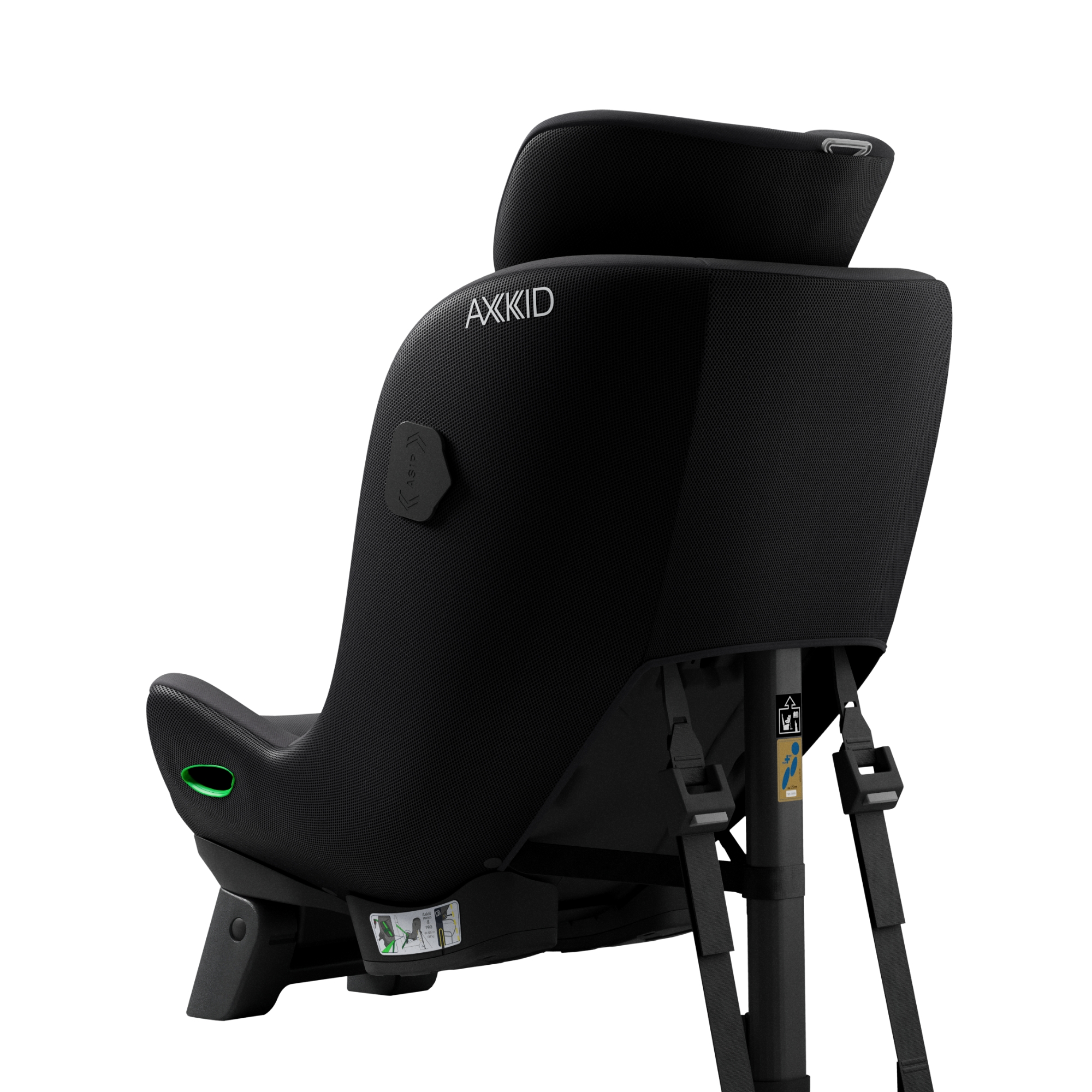 Axkid Minikid 4 Pro turvatool 61-125cm 36kg, Arctic Mist Grey — изображение 9