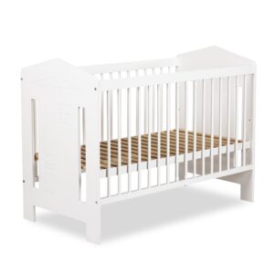 Beebivoodi Ida 60x120 turvapiirdega, valge