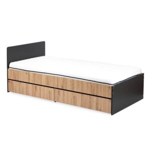 Noortevoodi Dalia voodikastidega 90x200, Anthracite