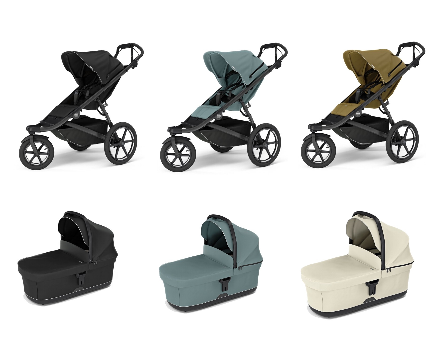 Thule Urban Glide 3 jalutuskäru komplekt 2 in 1, vali värv