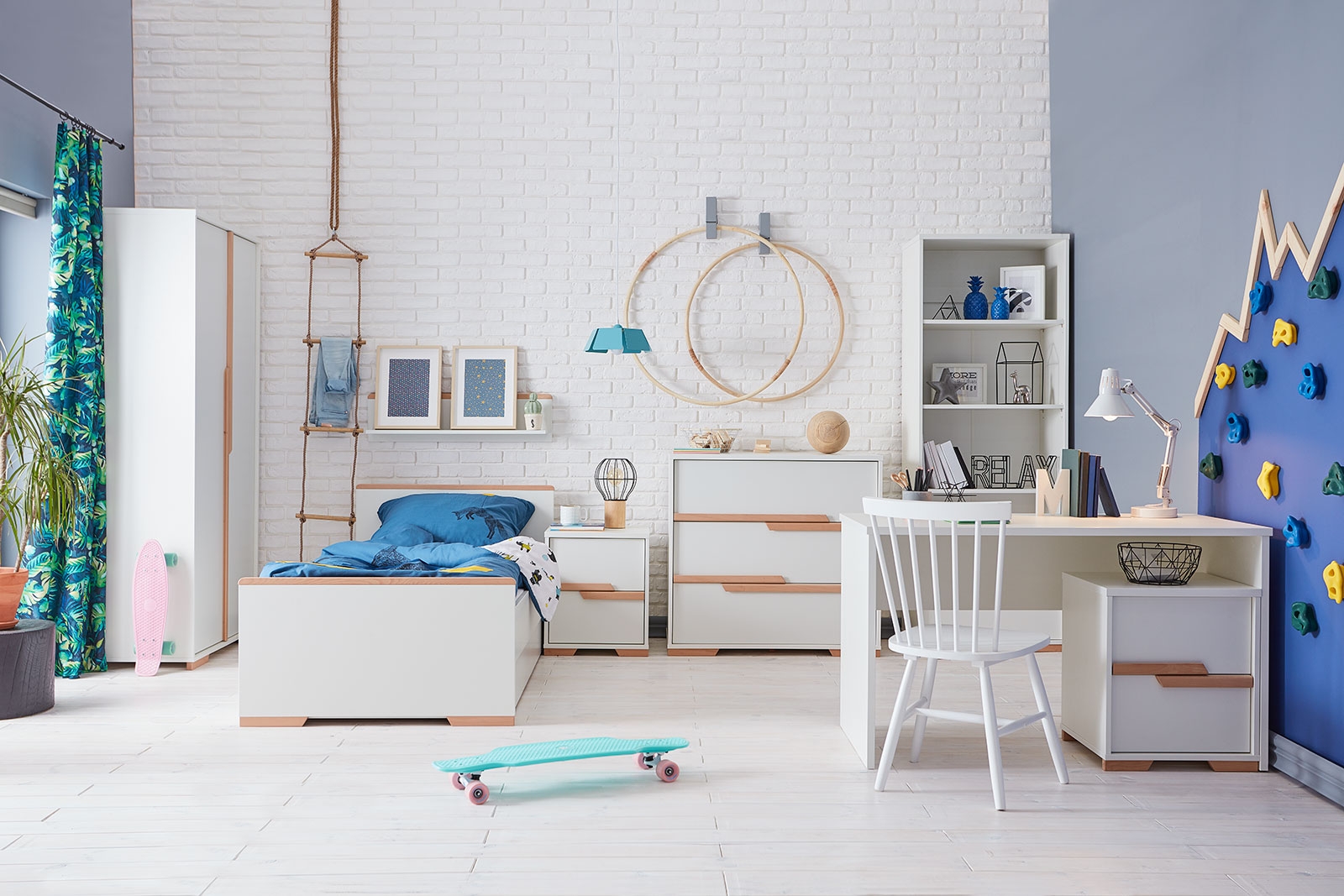 Snap noortevoodi 90x200, valge - Image 2