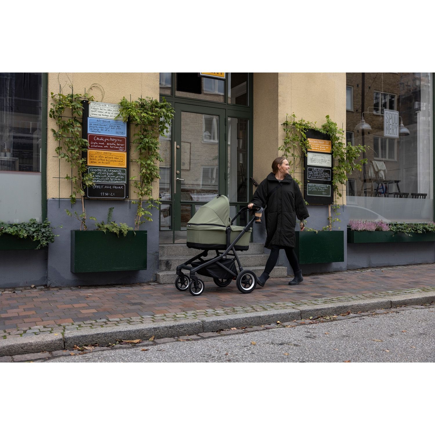 Thule Sleek vankrikomplekt 2in1, Black/Soft Green — изображение 7