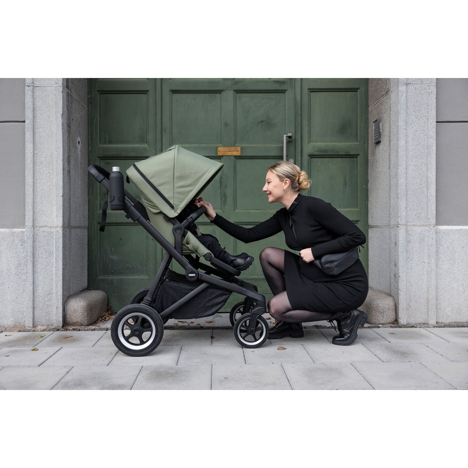 Thule Sleek vankrikomplekt 2in1, Black/Soft Green — изображение 8