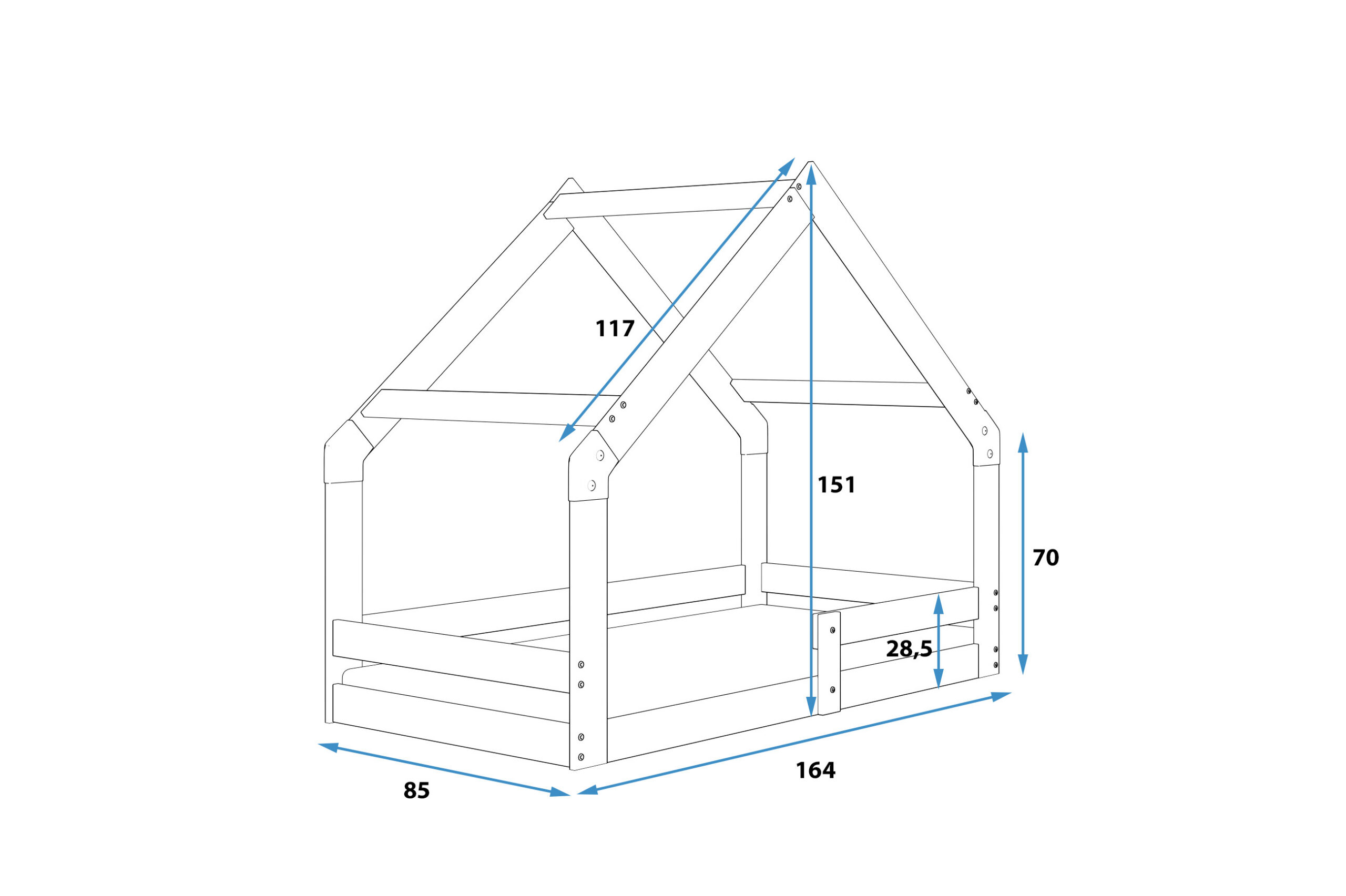 Majavoodi Domi Smart 80x160, natural - Image 5