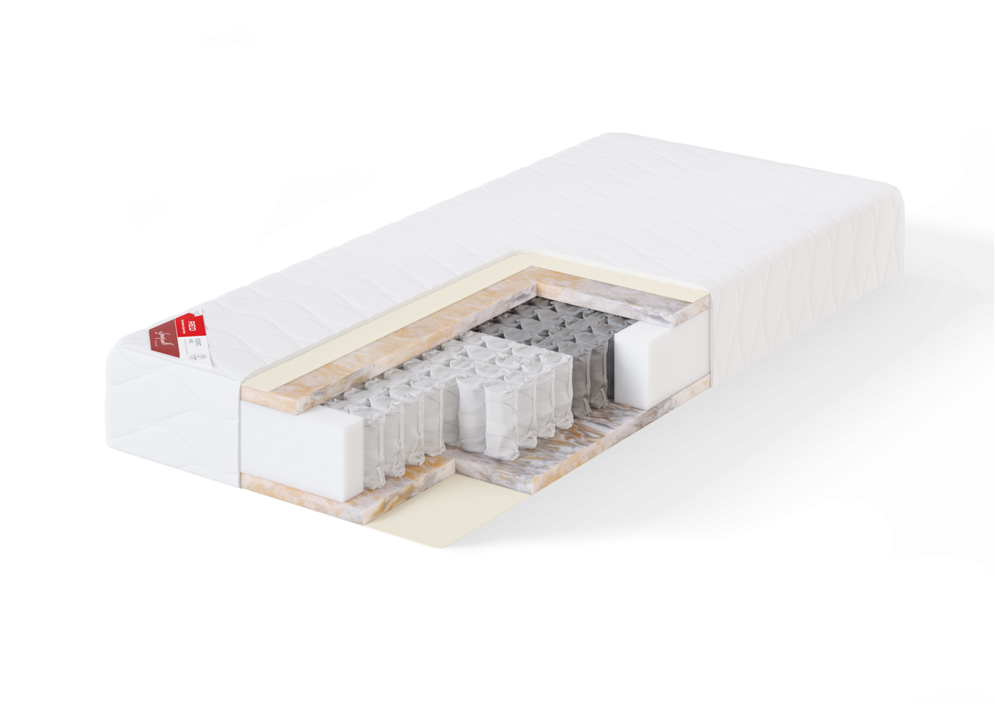 Vedrumadrats Sleepwell Red Pocket 80x190, pehme — изображение 2