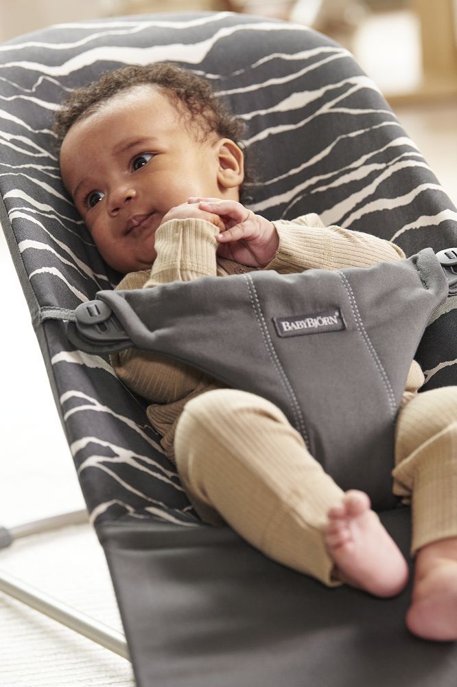 Babybjörn Bouncer Bliss lamamistool, Landscape Anthracite — изображение 2