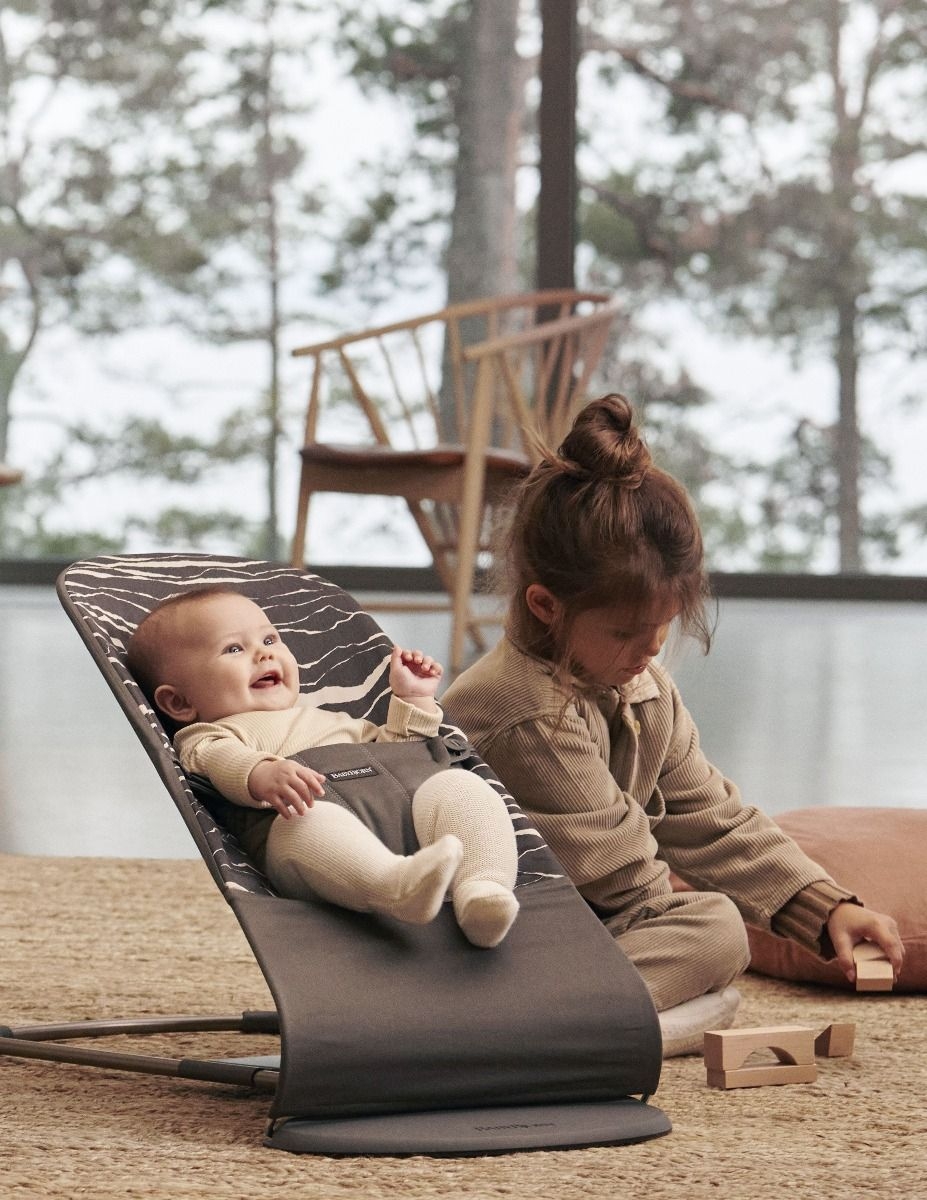 Babybjörn Bouncer Bliss lamamistool, Landscape Anthracite — изображение 4
