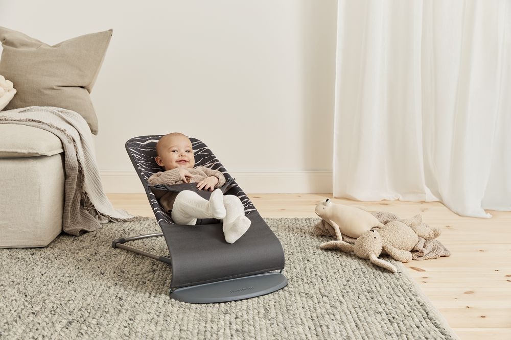 Babybjörn Bouncer Bliss lamamistool, Landscape Anthracite — изображение 5