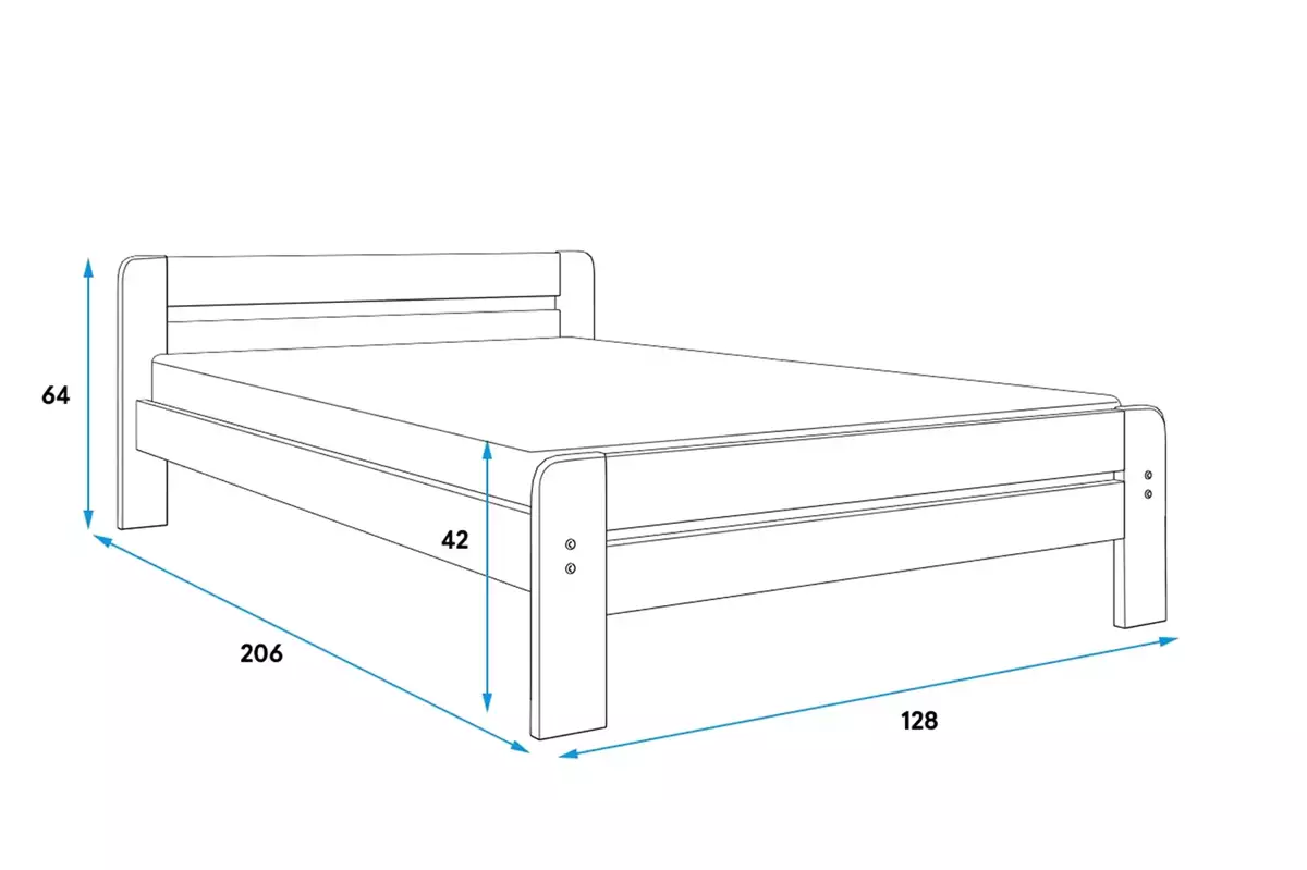 Noortevoodi Dallas 120x200, valge - Image 3