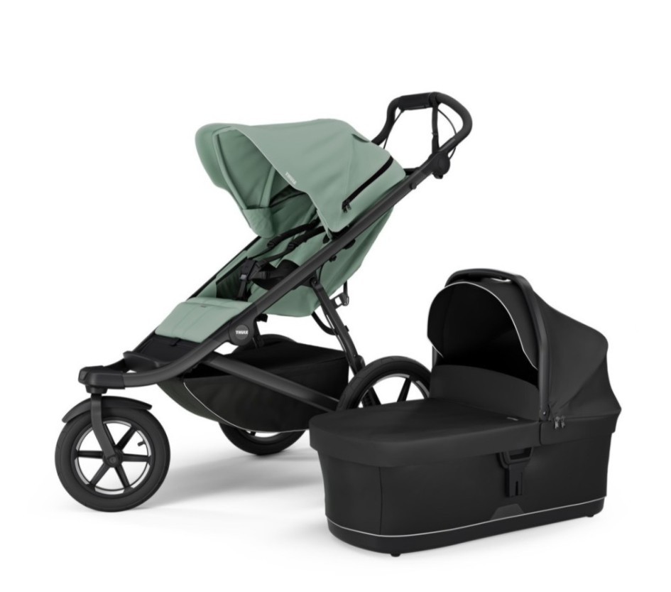 Thule jalutuskäru Urban Glide 3 komplekt 2 in 1, Mist Green/Black (2025)
